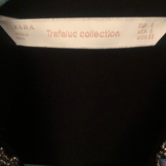 ZARA S black w/ velvet bow tie - Picture 7 of 9